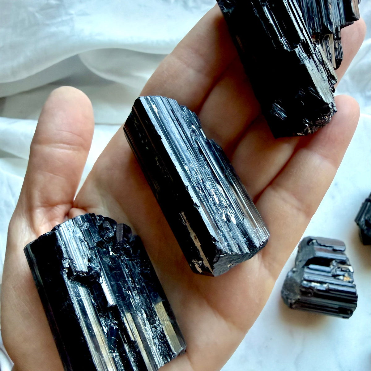 Grounding Protection Raw Black Tourmaline Chunks | Crystals for Grounding & Protection ...