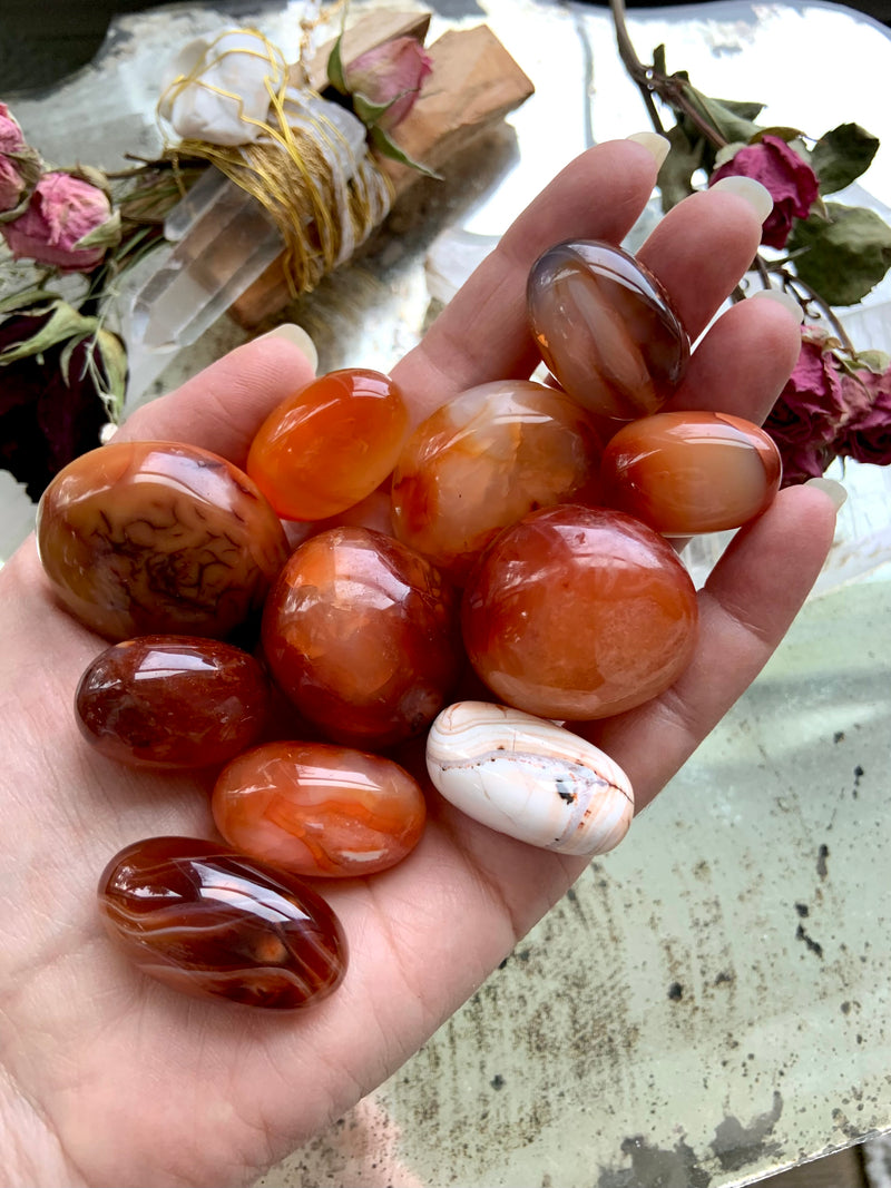 Carnelian Tumbled Stones