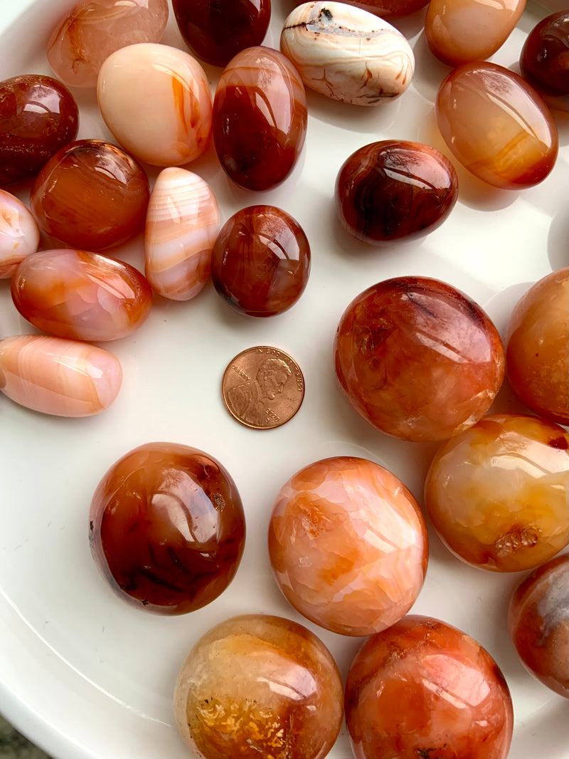 Carnelian Tumbled Stones