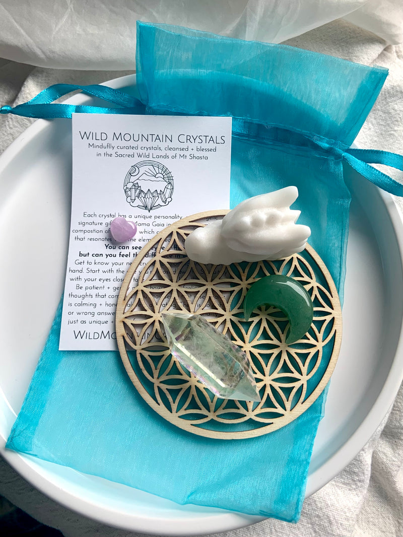 White Jade Dragon Crystal Gift Set