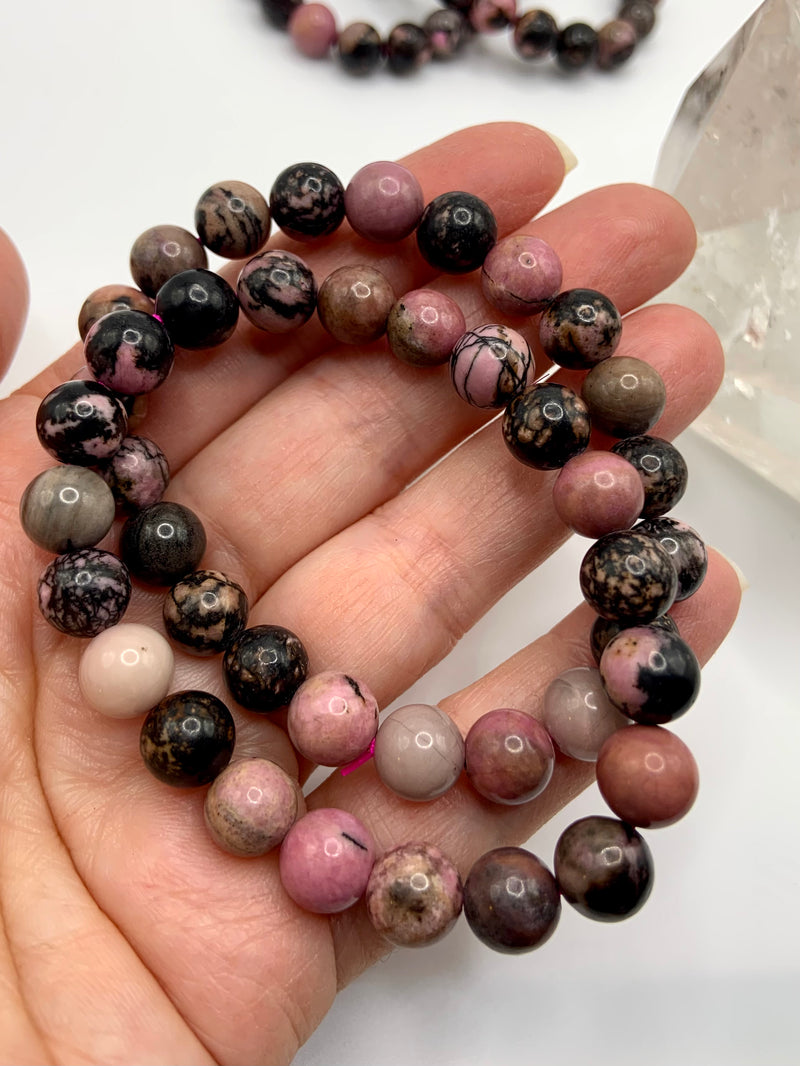 Rhodonite Beaded Bracelets