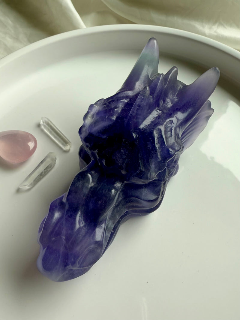 Purple Fluorite Dragon