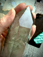 The 5-sided Isis Face Master Crystal formation in this Garden Quartz Crystal 