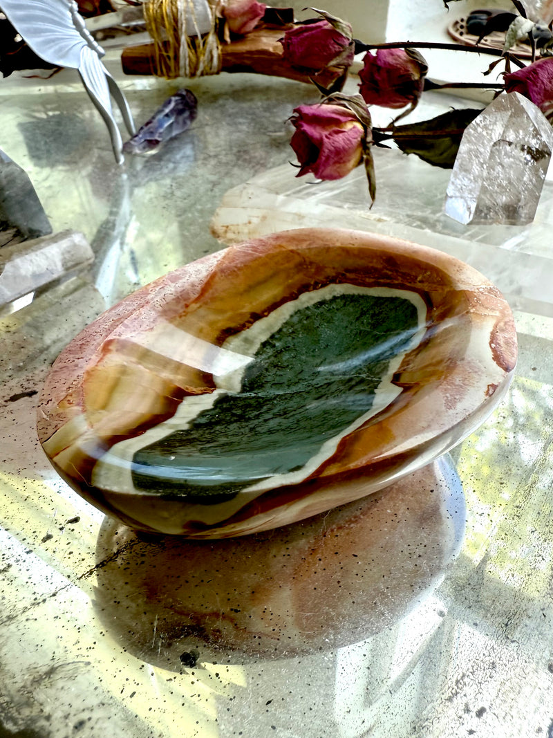 Polychrome Jasper Bowl