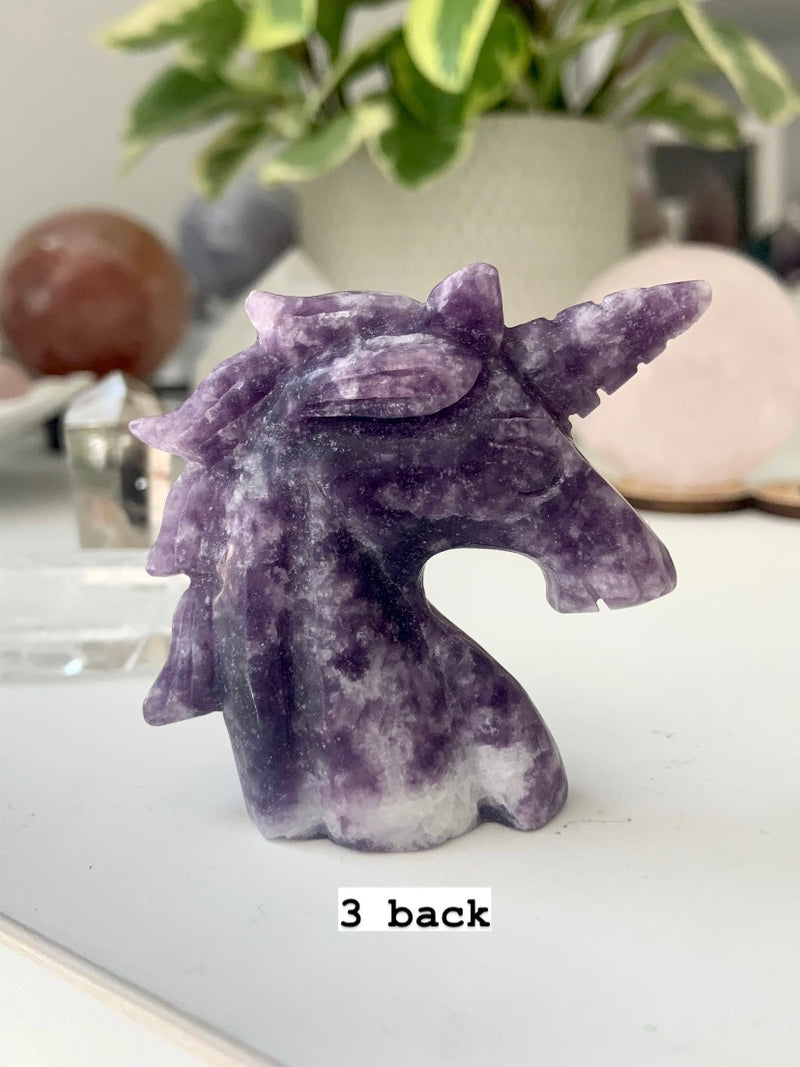 Lepidolite Unicorns - pick your fav!