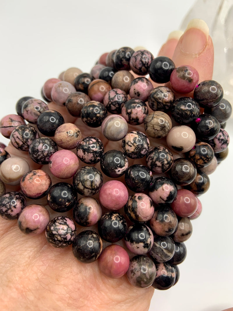 Rhodonite Beaded Bracelets