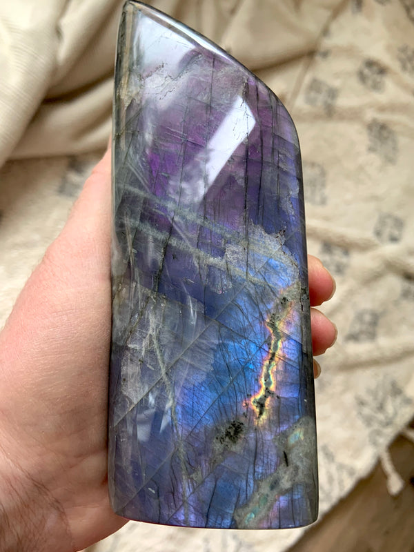 Violet Purple Labradorite Freeform