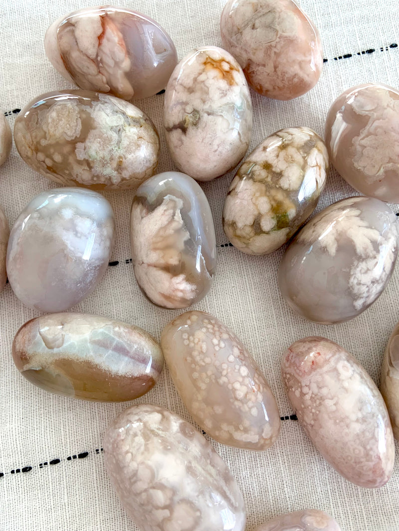 Flower Agate Tumbles