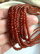 Orange Garnet connects to us Earth energy, inspiring creativity + emotional wellness
