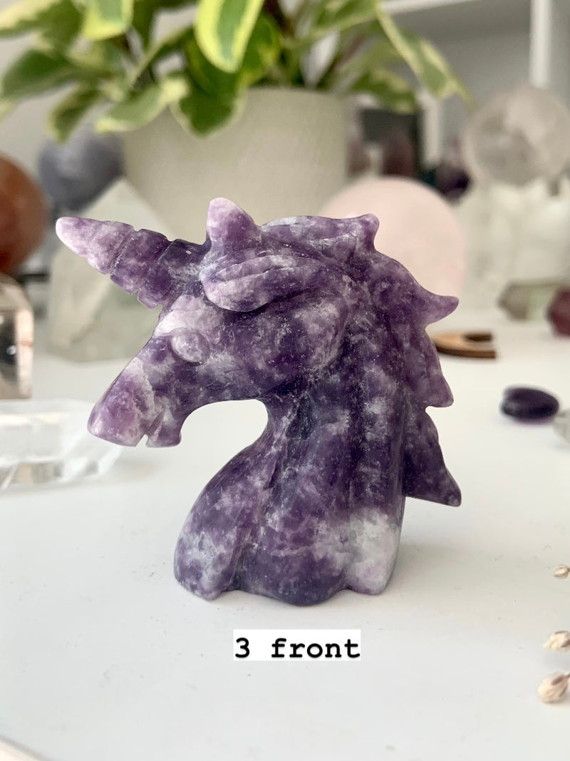 Lepidolite Unicorns - pick your fav!