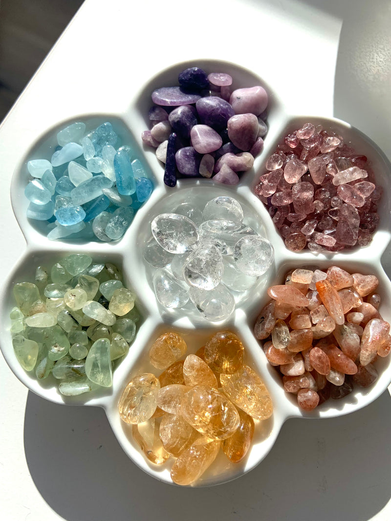 7 Chakra Crystal Chip Set