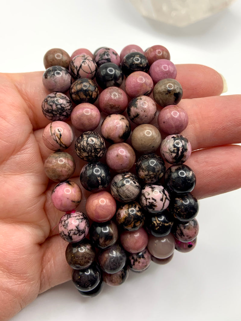 Rhodonite Beaded Bracelets