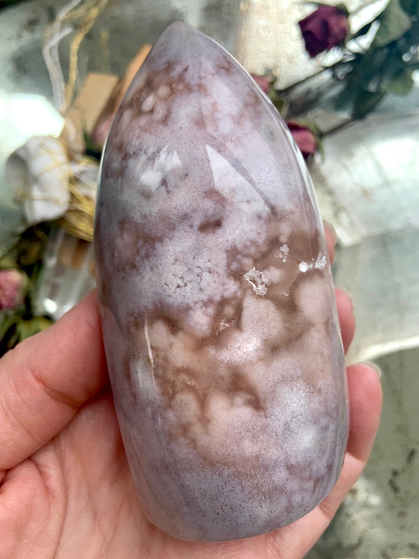 Pink Amethyst x Flower Agate Freeform