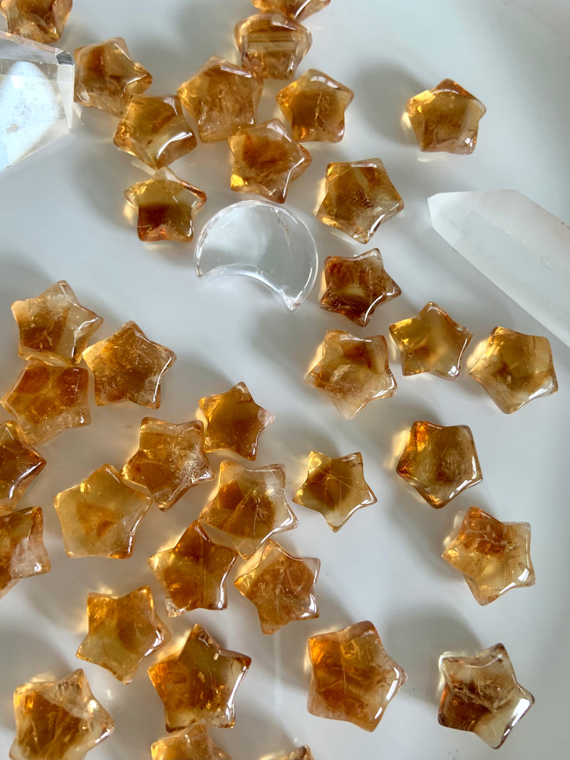 Mini Citrine Stars