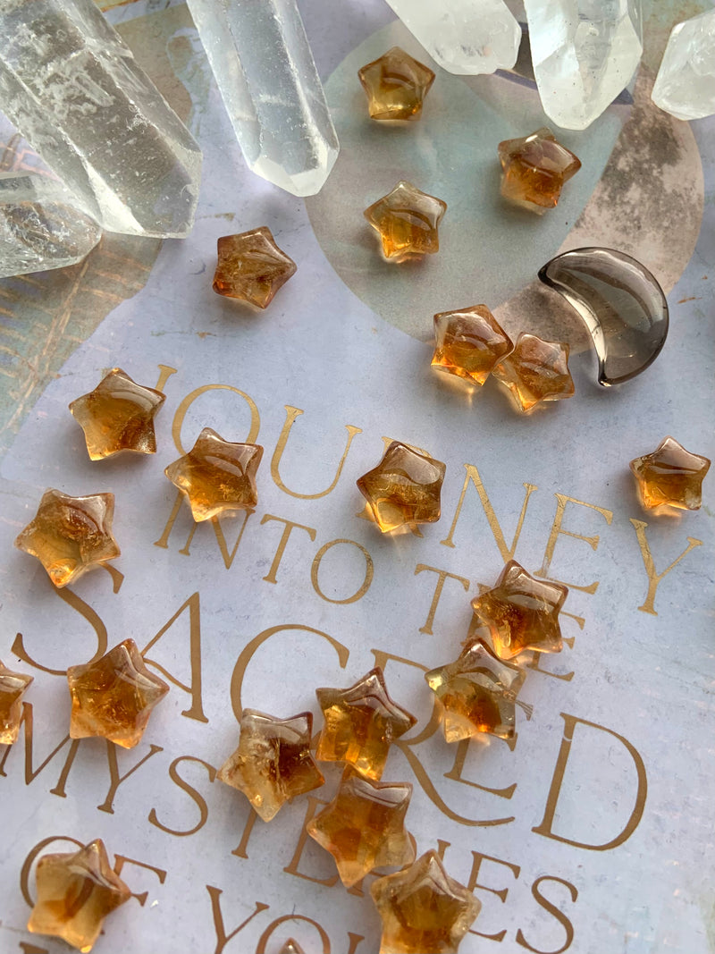 Mini Citrine Stars