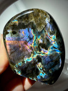 Polished Rainbow Labradorite freeform with multicolor labradorescence for Third Eye and Crown Chakra work