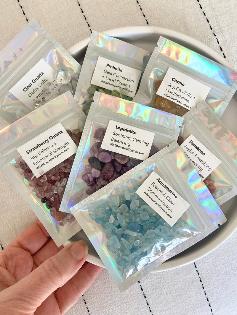 7 Chakra Crystal Chip Set