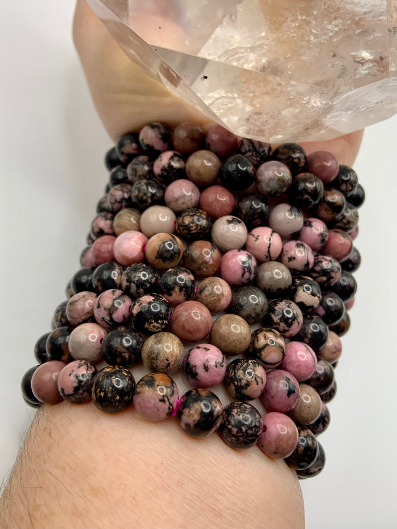 Rhodonite Beaded Bracelets