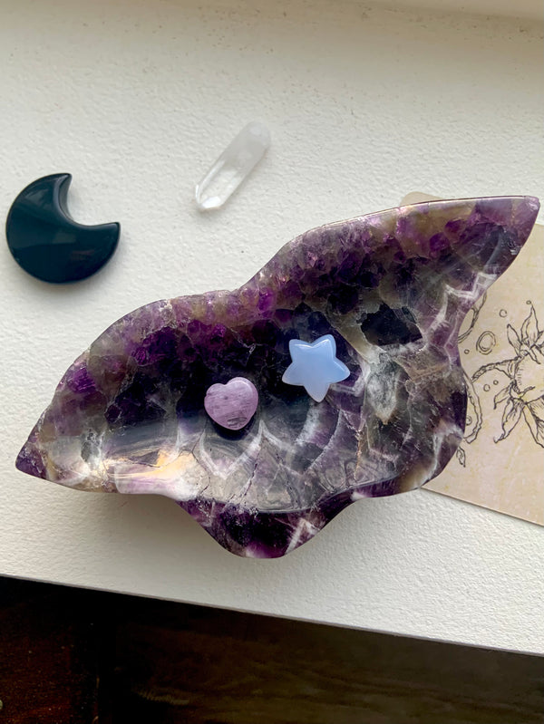 Dream Amethyst Butterfly Bowl