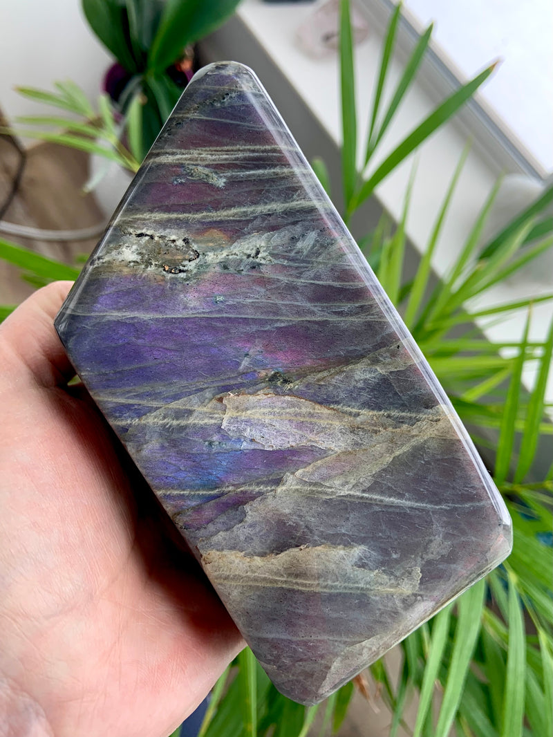 Pink/purple deals labradorite freeform