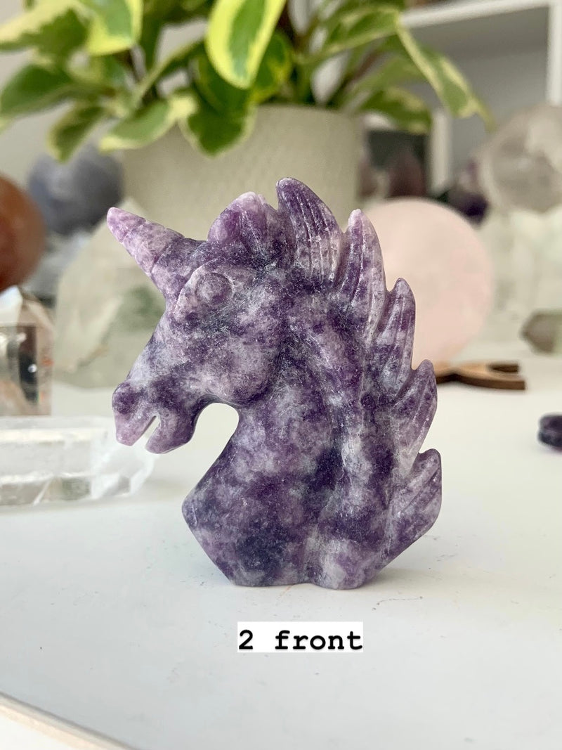 Lepidolite Unicorns - pick your fav!