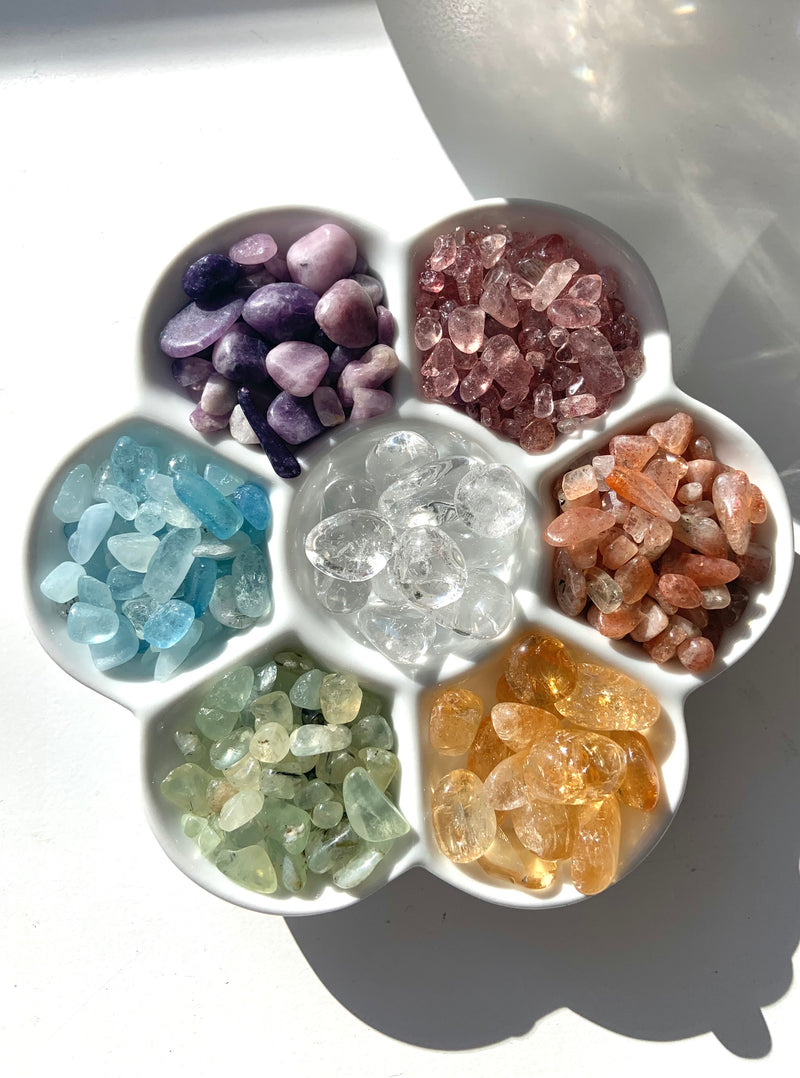 7 Chakra Crystal Chip Set