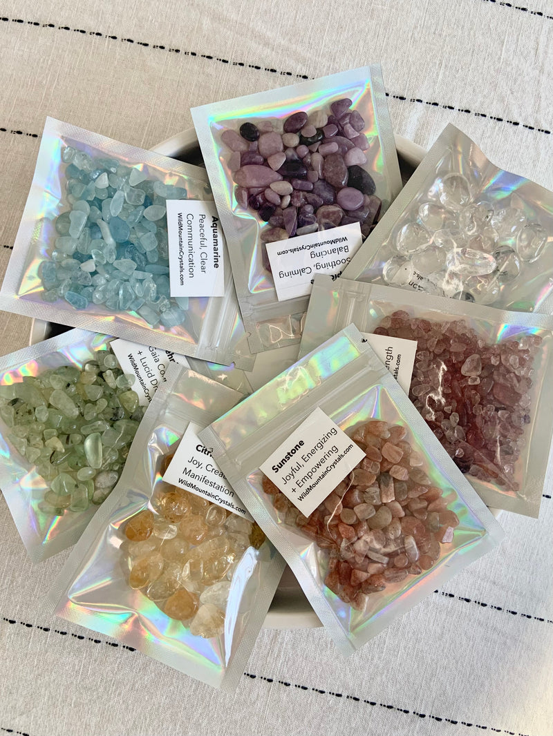 7 Chakra Crystal Chip Set