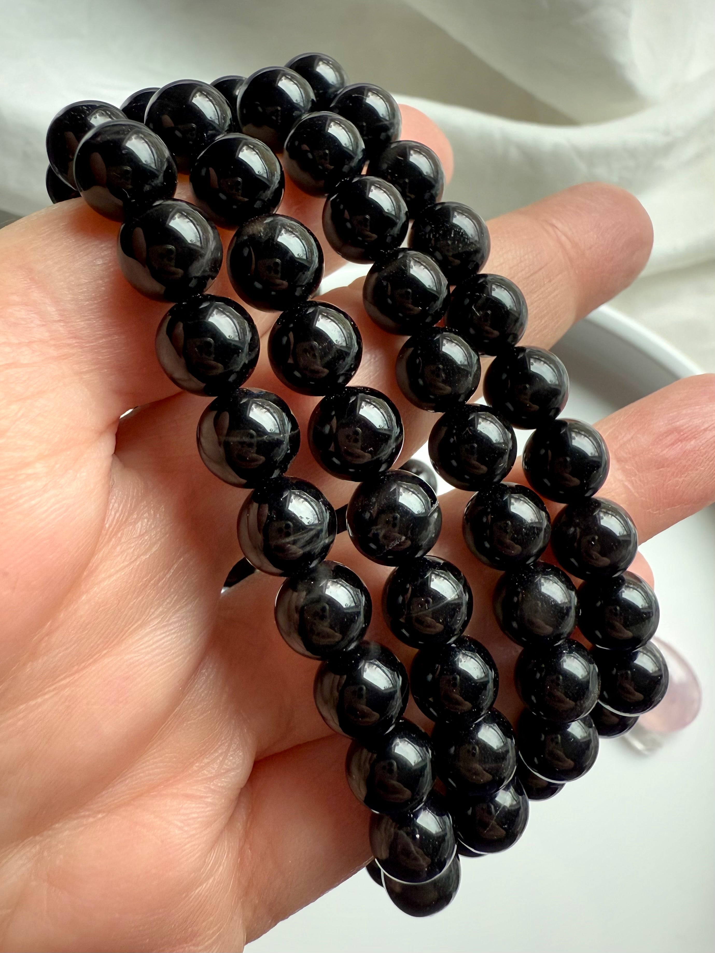 Wear your natural Black Tigers Eye Bracelet for motivation, grounding + energetic protection