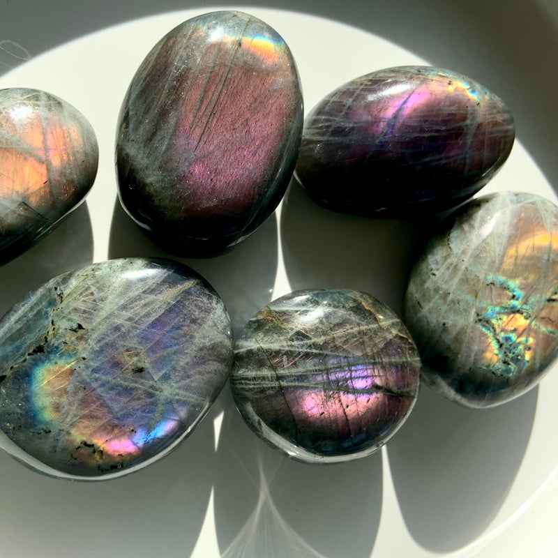 Sunset Labradorite Palm Stones - You Pick!