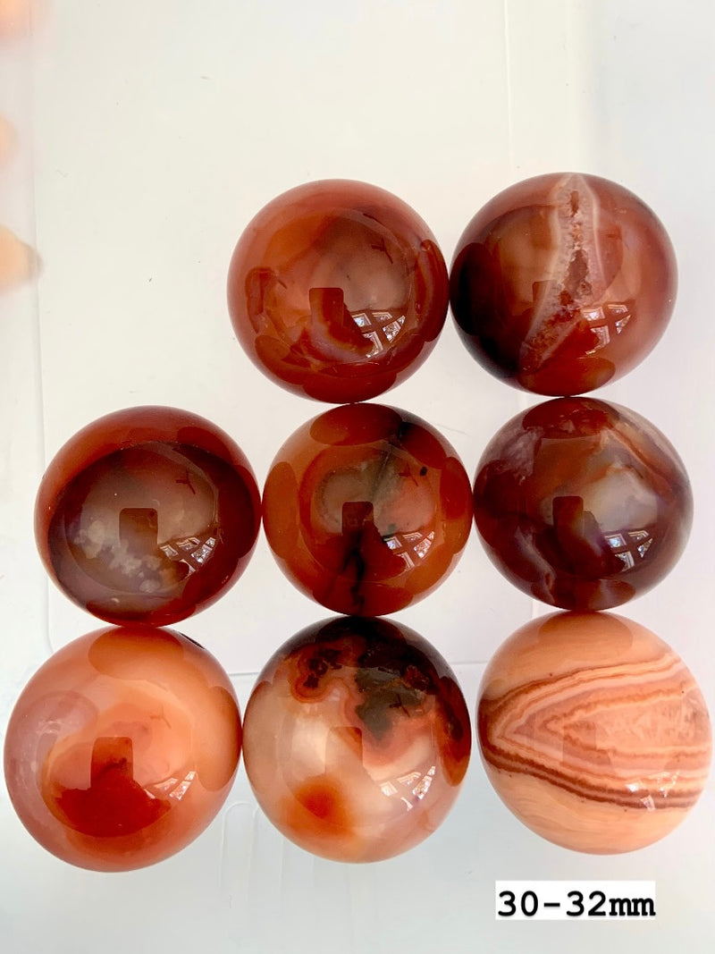 Small Carnelian Spheres