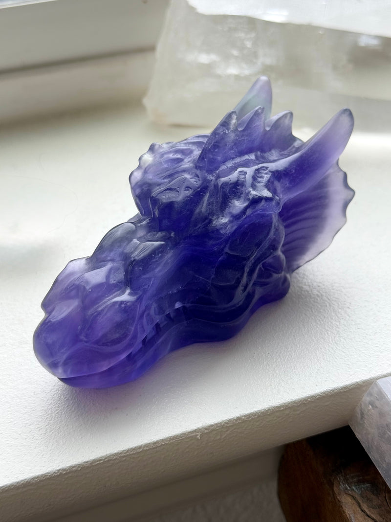 Purple Fluorite Dragon