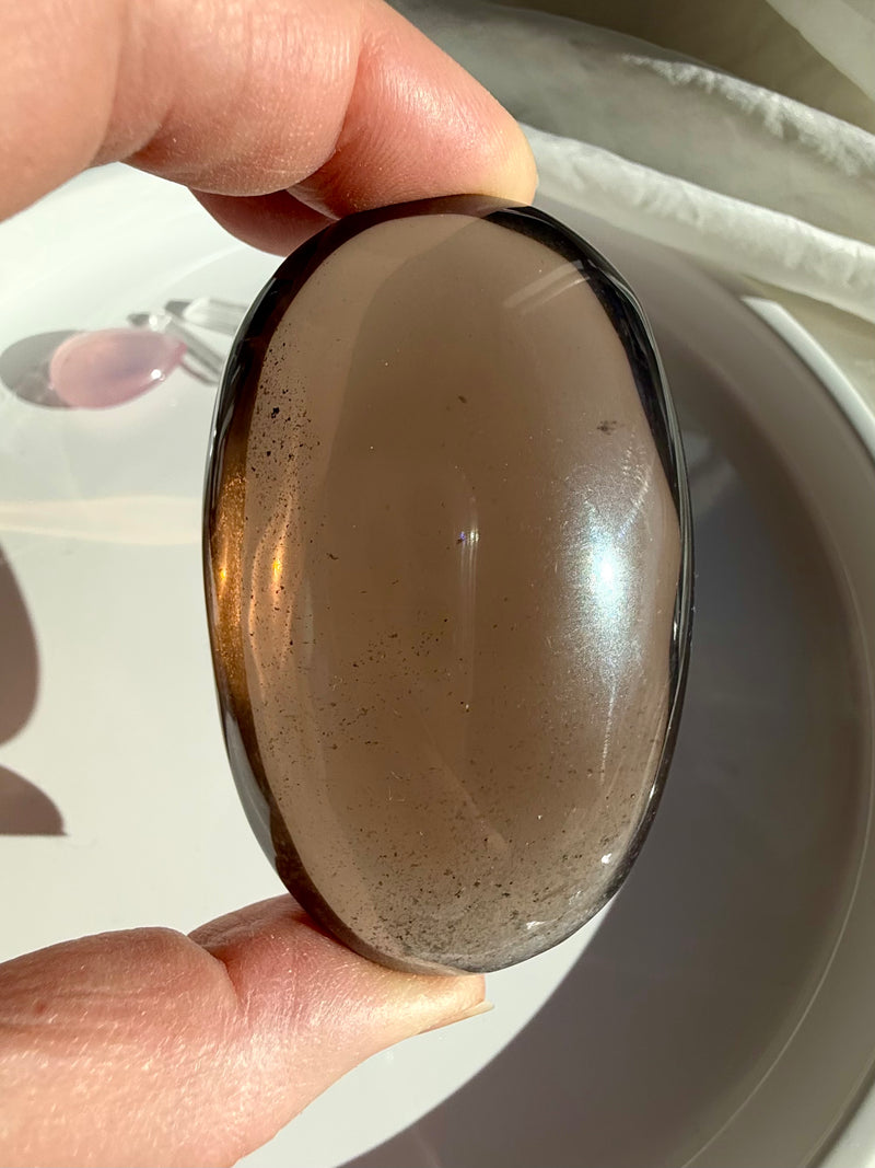 Large Smokey Quartz Palmstone