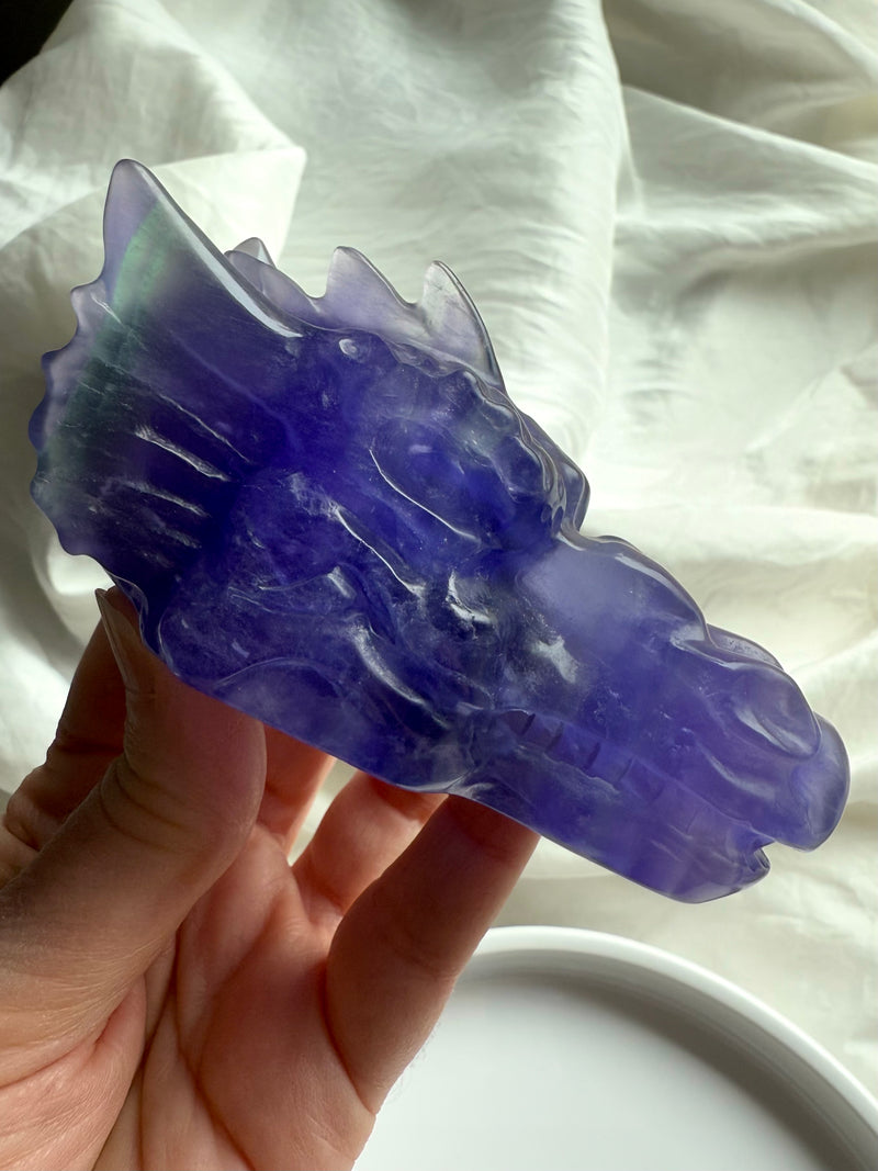 Purple Fluorite Dragon