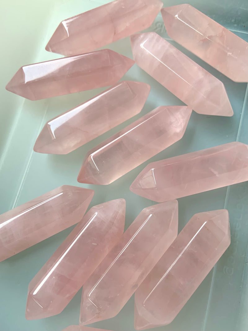 2"  Rose Quartz DT Points