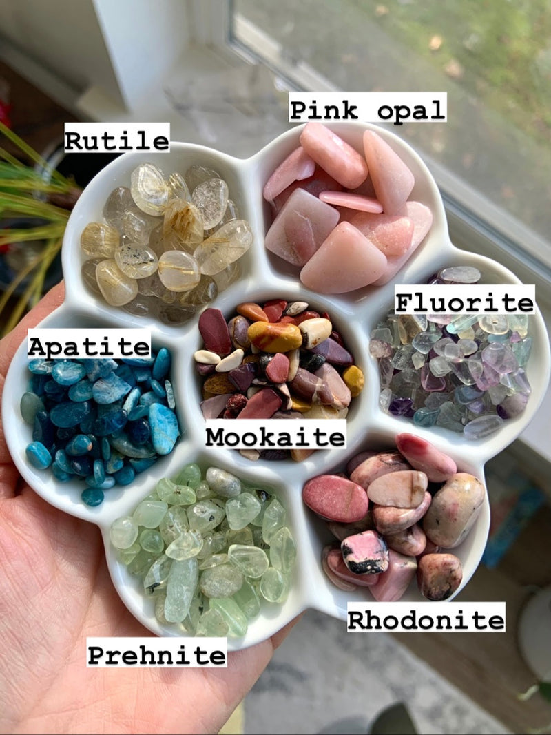 Crystal Chips + Small Tumbles in Bulk - 23 Varieties