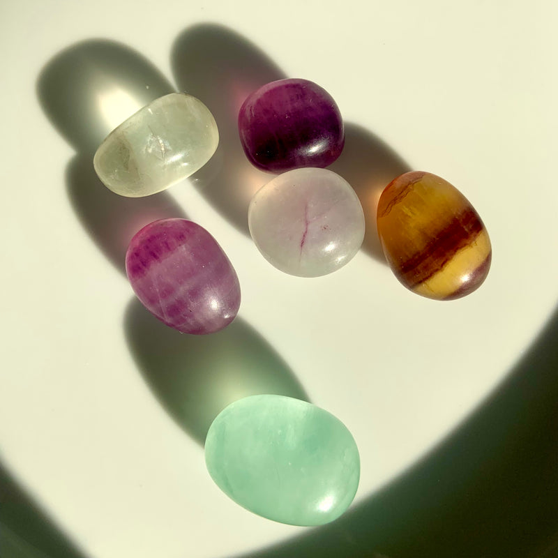 Colorful Candy Fluorite Tumble Sets