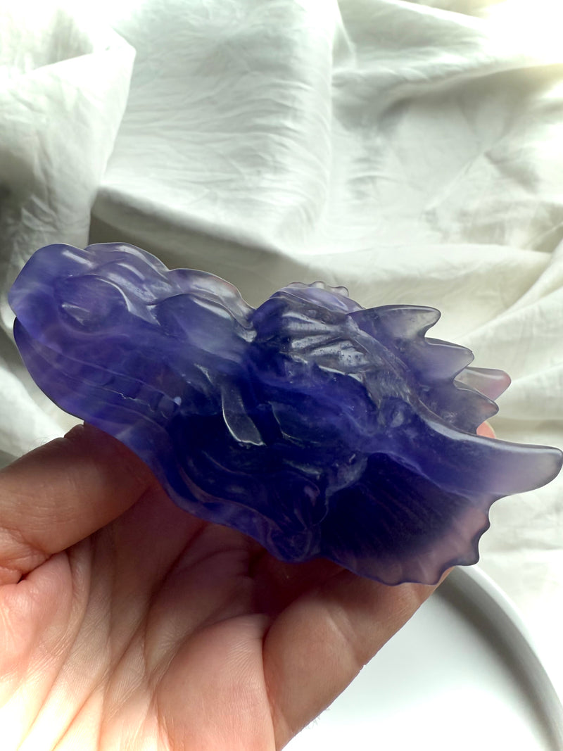 Purple Fluorite Dragon