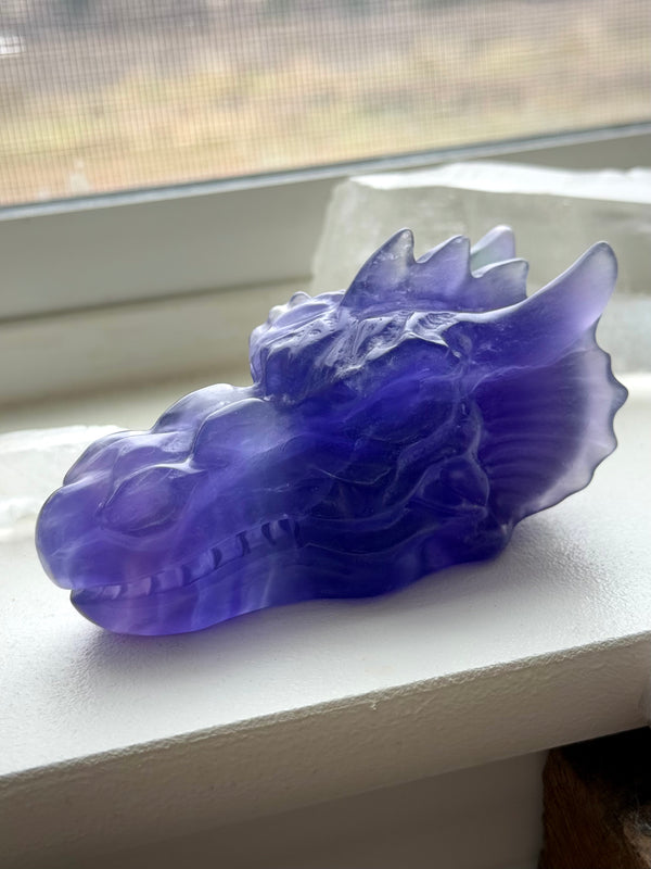 Purple Fluorite Dragon