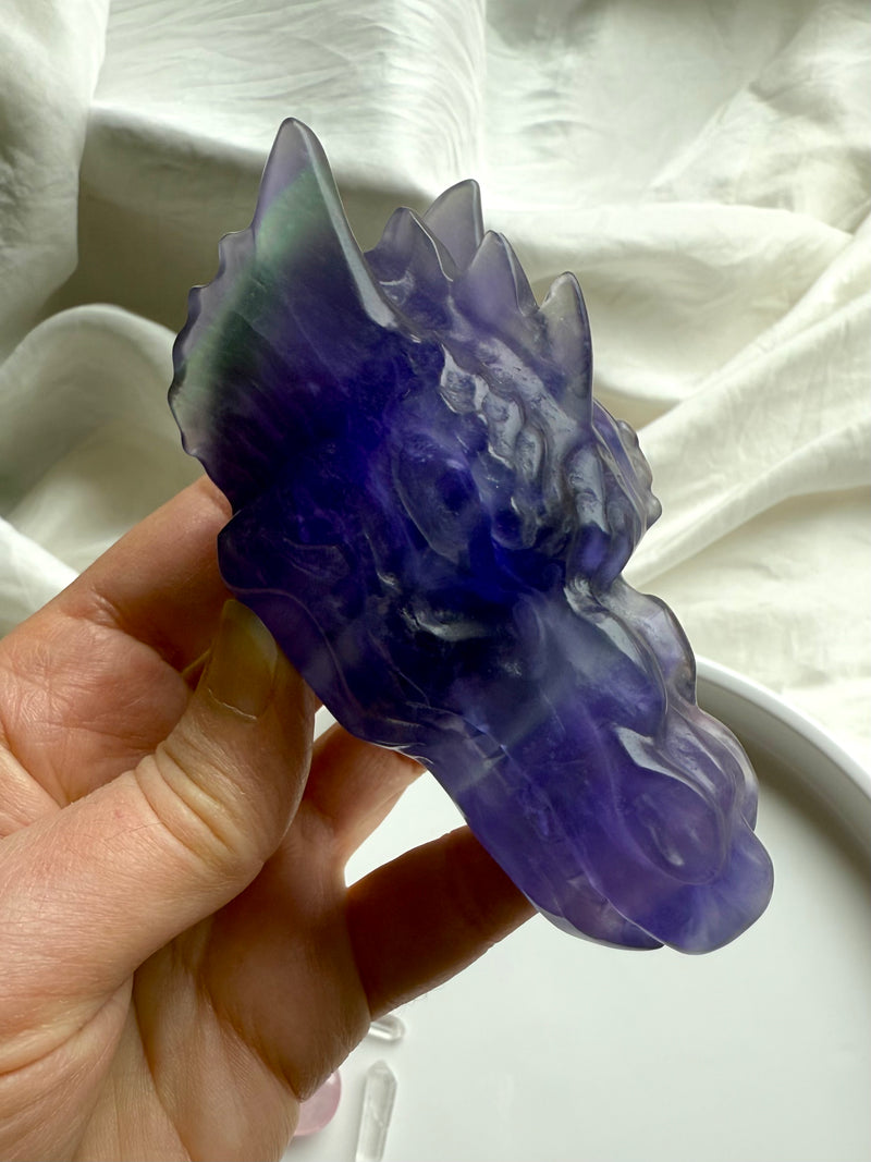 Purple Fluorite Dragon