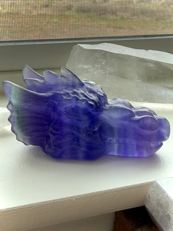 Purple Fluorite Dragon