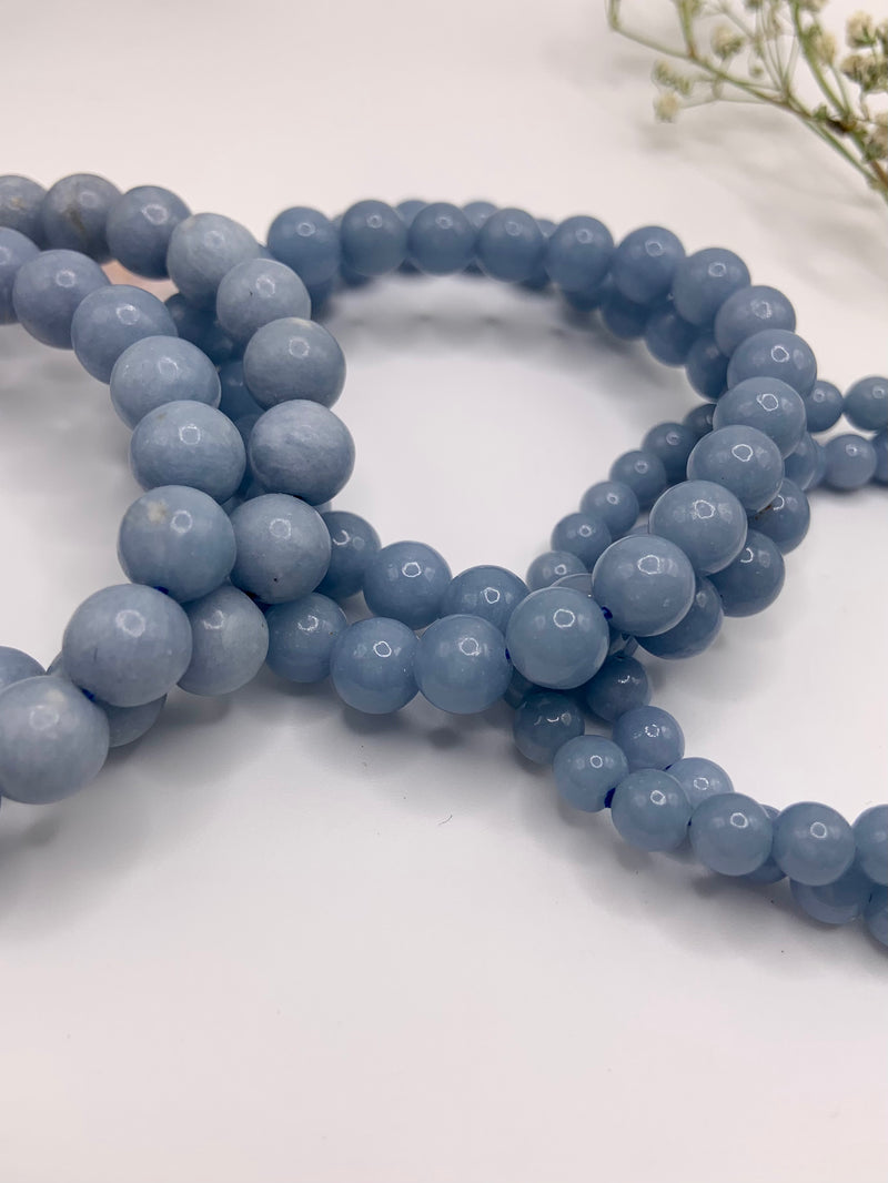 Angelite Beaded Bracelets