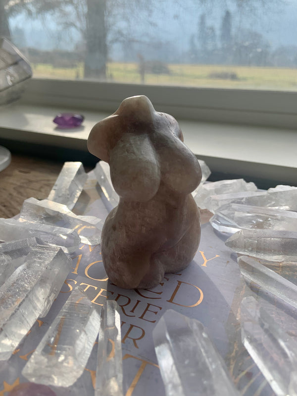 Sunstone Moonstone Goddess Figurine