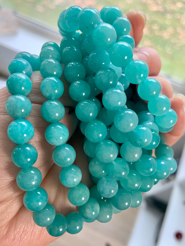 High Quality Ice Amazonite Bracelet