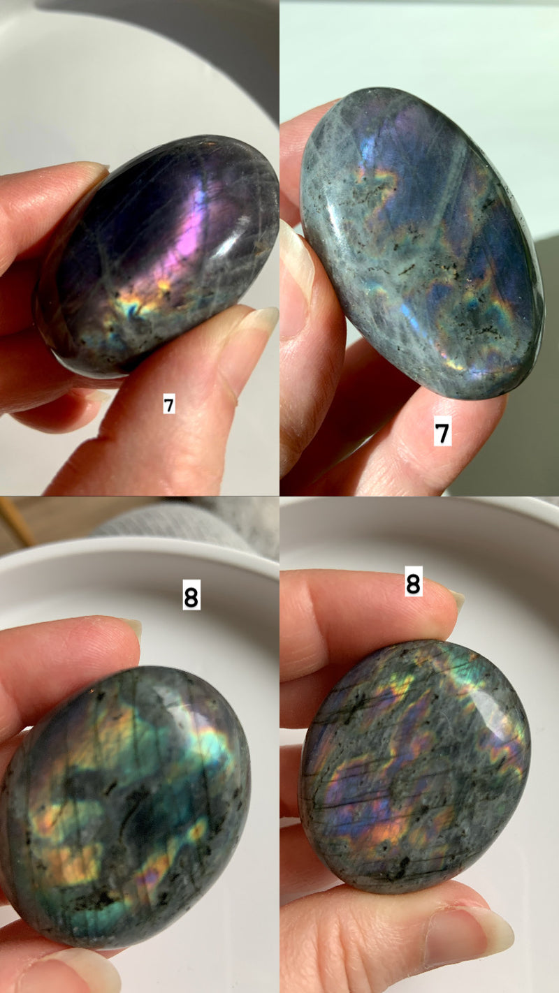 Sunset Labradorite Palm Stones - You Pick!