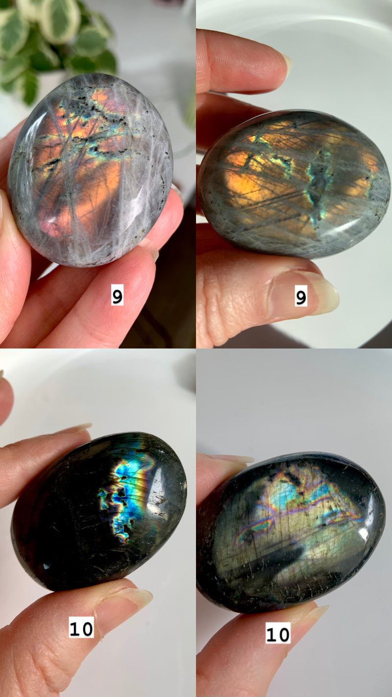 Sunset Labradorite Palm Stones - You Pick!