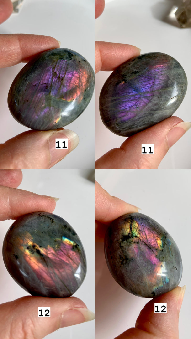 Sunset Labradorite Palm Stones - You Pick!