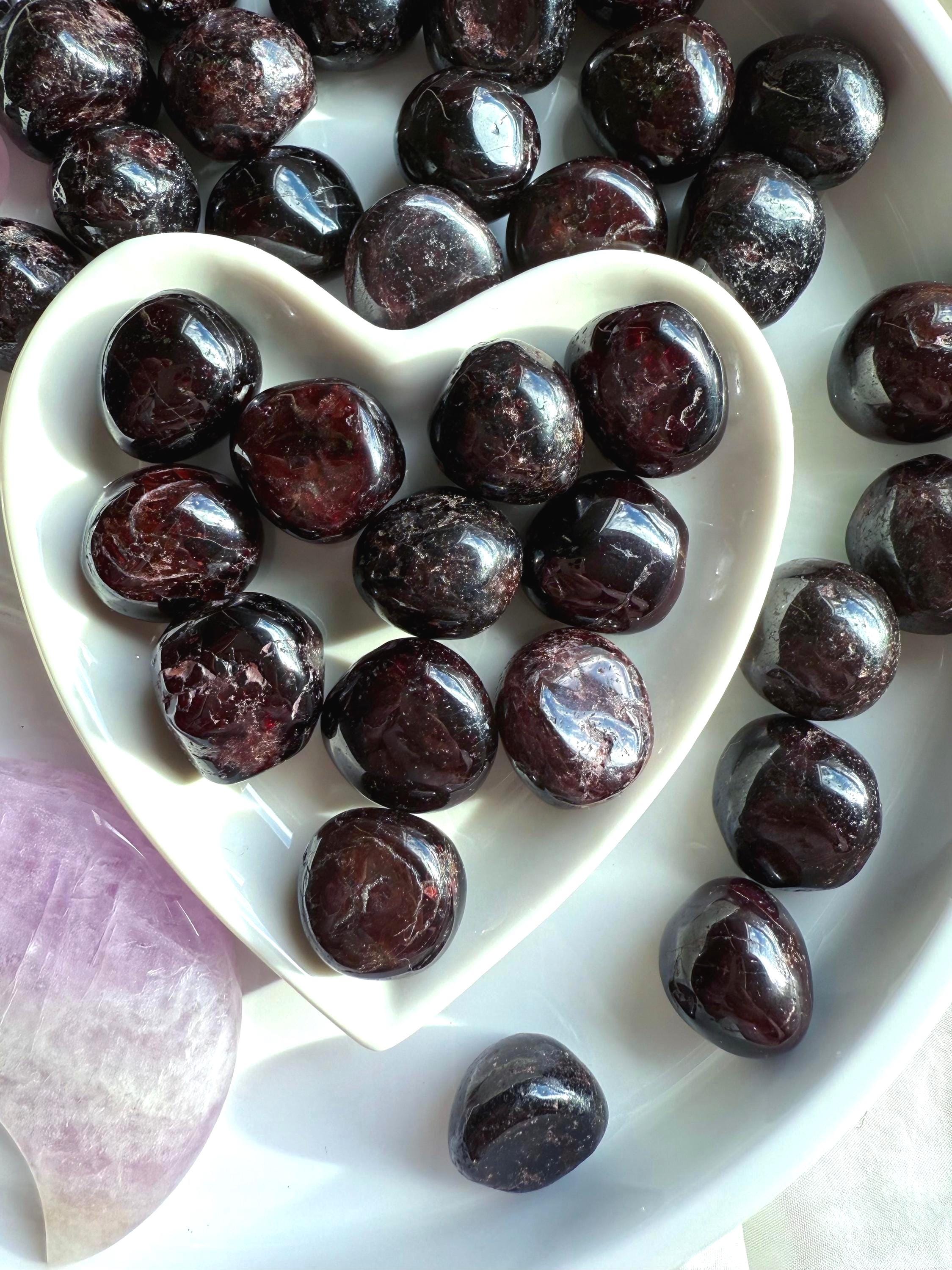 Tumbled Garnets
