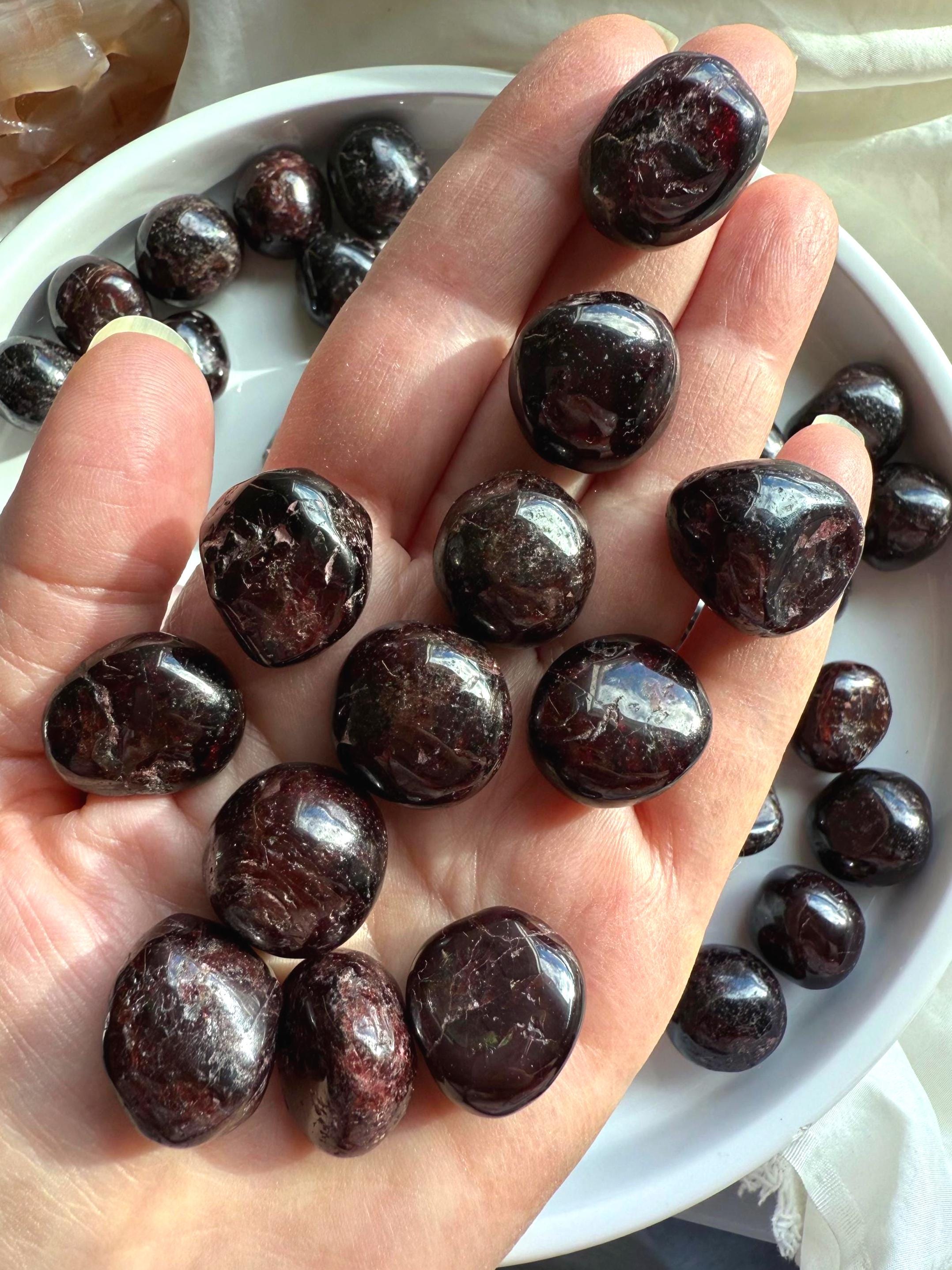 Tumbled Garnets
