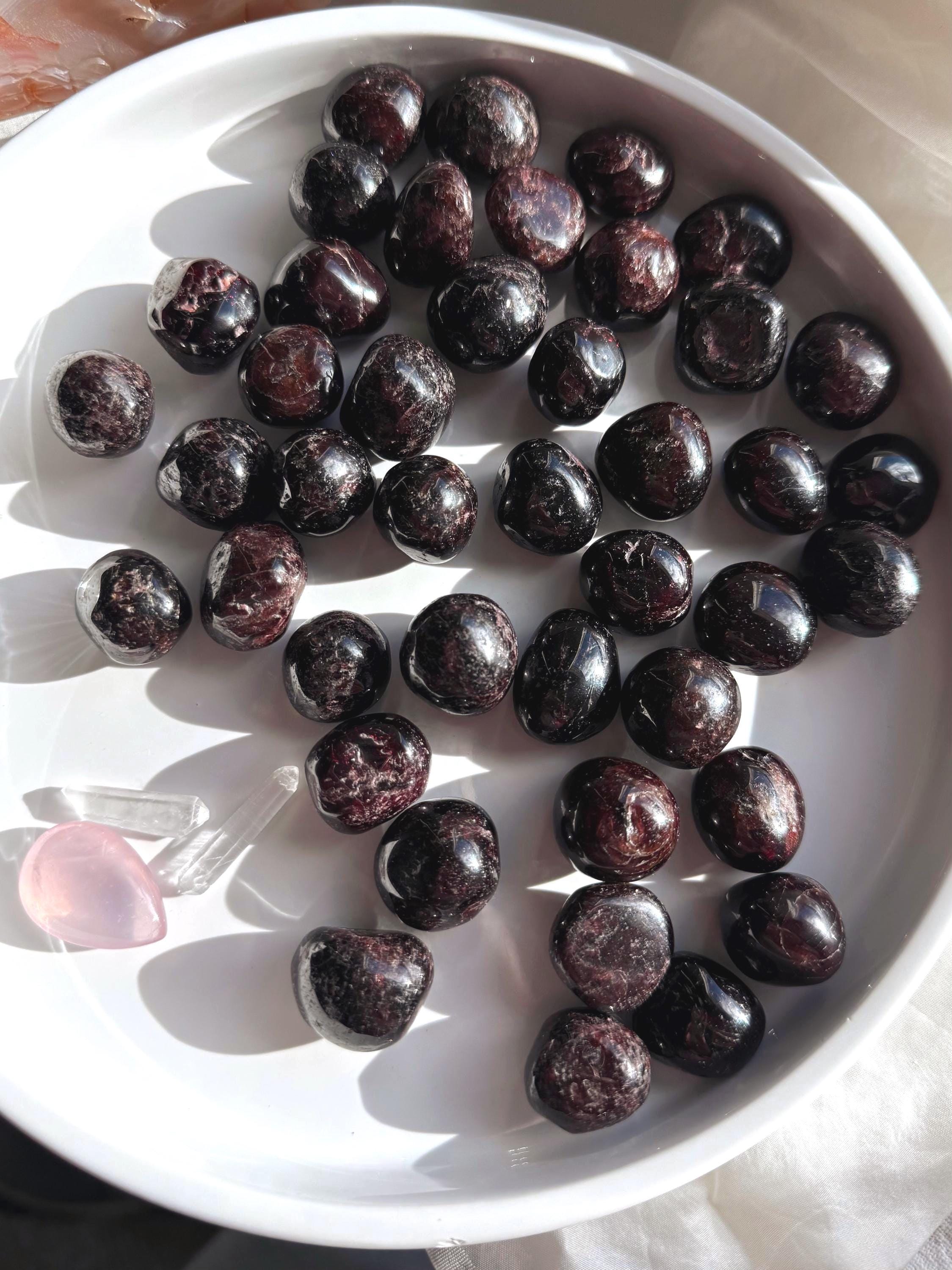 Tumbled Garnets