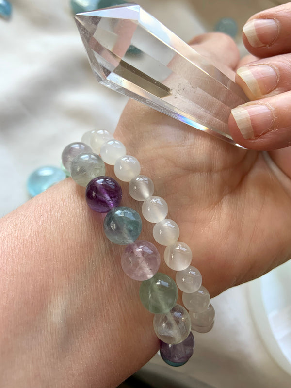 Luminous Fluorite Bracelets